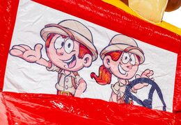 Springkussen thema Safari Gorilla thema met illustratie online bestellen