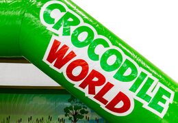 Springkussen thema Krokodil met geschreven illustratie online bestellen