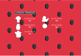 Inhoud van Softplay Themaset in Flamingo - Hawaii thema online bestellen bij JB