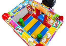 Koop het Midi Bounce Comic springkussen met Comic strips ontwerp, perfect voor verhuurders