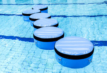 Koop opblaasbare koppelbare waterlelies voor zowel jong als oud. Bestel opblaasbare waterattracties nu online bij JB Inflatables Nederland