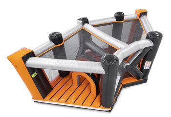 Mega opblaasbare 40-delige giga modulaire Gate Corner stormbaan voor kinderen kopen. Bestel opblaasbare stormbanen nu online bij JB Inflatables Nederland