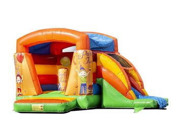 Klein multifun springkussen overdekt kopen in feest thema voor kinderen. Koop springkussens online bij JB Inflatables Nederland