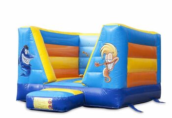 Klein open springkussen te koop in seaworld thema voor kinderen. Bestel springkussens online bij JB Inflatables Nederland