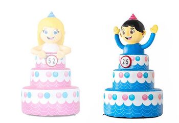 Abraham kids pop in de vorm van een taart te koop 