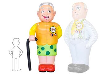 Sarah pop licht getint met stok te koop als blikvanger voor verjaardagen 