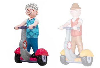 Sarah pop op segway te koop als blikvanger voor bij verjaardagen