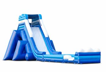 Opblaasbare monsterslide 8meter hoog en 54 meter lang met een dubbele trap online bestellen voor uw kids. Koop opblaasbare glijbanen nu online bij JB Inflatables Nederland