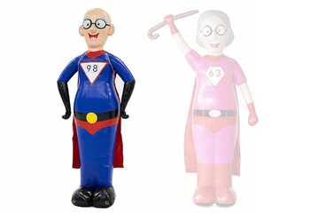 Abraham Superman opblaasbare pop kopen in superman thema met keep