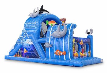 Opblaasbare mini seaworld 9m stormbaan bestellen voor kinderen. Koop opblaasbare stormbanen nu online bij JB Inflatables Nederland