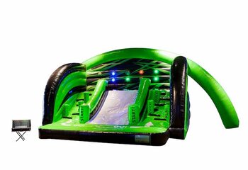 Bestel opblaasbare springkussen stormbaan met interactieve sport om een wedstrijdje te doen voor kinderen 