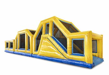 Modulaire marble stormbaan, 19meter lang met passende 3D objecten en dubbele parcours in verschillende thema's kopen voor kinderen. Bestel opblaasbare stormbanen nu online bij JB Inflatables Nederland