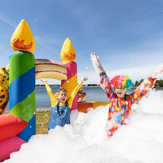 Opblaasbare boarding met Bubbles te koop voor kinderen