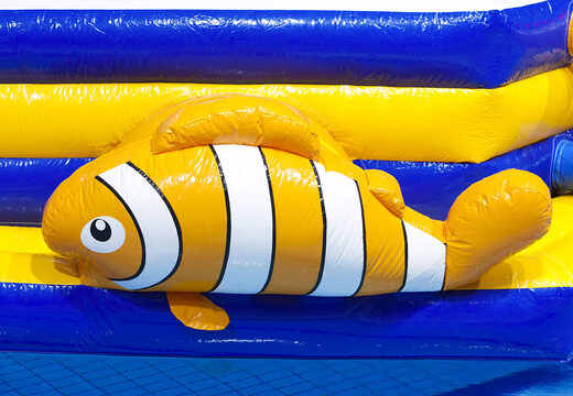 Unieke dubbele Zig Zag Zee opblaasbare stormbaan kopen voor zowel jong als oud. Bestel opblaasbare zwembadspelen nu online bij JB Inflatables Nederland 