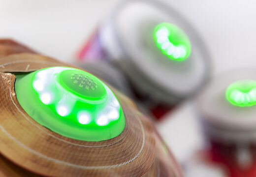 Interactief opblaasbaar drumstelInflatable drumstel met interactief spelsysteem