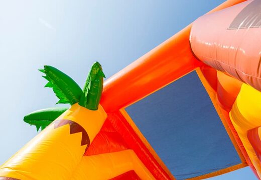 Groot opblaasbaar open multiplay indoor piraat luchtkussen met glijbaan bestellen voor kids. Koop luchtkussens online bij JB Inflatables Nederland