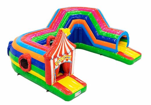 Koop een ruim kruiptunnel circus springkussen voor kids. Bestel springkussens online bij JB Inflatables Nederland