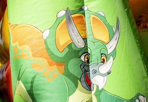 Klein overdekt multifun springkussen kopen in thema dino voor kinderen. Koop springkastelen online bij JB Inflatables Nederland