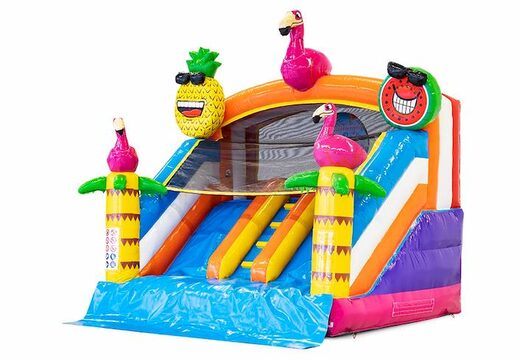 Multifunctioneel flamingo springkussen bestellen bij JB Inflatables Nederland. Koop springkussens online bij JB Inflatables Nederland