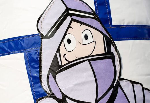 Midi multifun springkussen met glijbaan kopen in kasteel thema voor kinderen. Koop springkussens online bij JB Inflatables Nederland