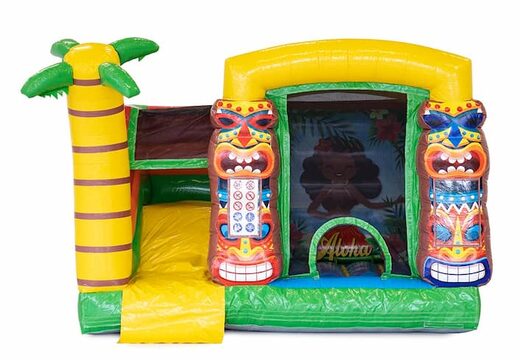 Mini splash bounce Hawaï springkasteel met of zonder bad kopen voor kinderen. Bestel springkastelen onlin bij JB Inflatables Nederland