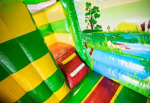 Multifunctioneel krokodil springkussen bestellen bij JB Inflatables Nederland. Koop springkussens online bij JB Inflatables Nederland