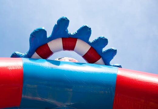 Bestel uniek standaard piraat luchtkussen met een 3D object bovenop voor kinderen. Koop luchtkussens online bij JB Inflatables Nederland