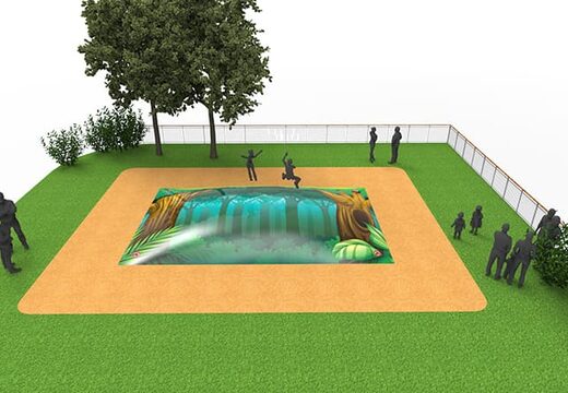 Bestel Forest themed springberg voor kids. Koop opblaasbare airmountain nu online bij JB Inflatables Nederland