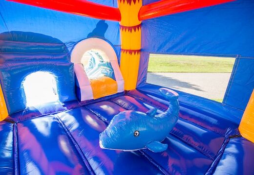Beach opblaasbaar overdekt springkasteel kopen bij JB Inflatables Nederland. Bestel online springkastelen bij JB Inflatables Nederland