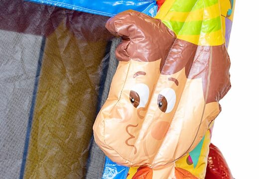 Bestel mini opblaasbare feest multiplay springkussen met glijbaan voor kinderen. Koop opblaasbare springkussens kussens online at JB Inflatables Nederland 