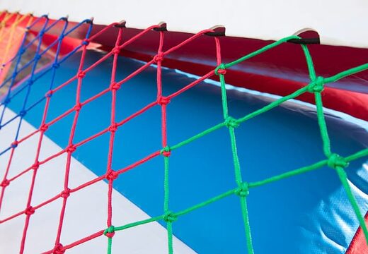 Springkussen in thema brandweer auto met een glijbaan kopen voor kinderen. Bestel opblaasbare springkussens online bij JB Inflatables Nederland