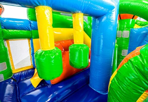 Bestel medium opblaasbare draak springkussen met glijbaan voor kinderen. Koop opblaasbare springkussens online at JB Inflatables Nederland 