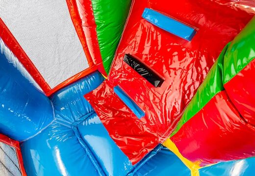 Middelmatig opblaasbare springkasteel in hawaii thema met glijbaan kopen voor kinderen. Bestel opblaasbare springkastelen online bij JB Inflatables Nederland