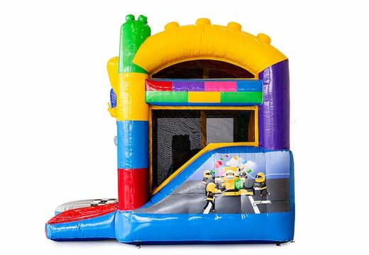 Bestel mini opblaasbare superblocks springkasteel met glijbaan voor kinderen. Koop opblaasbare springkastelen online at JB Inflatables Nederland 