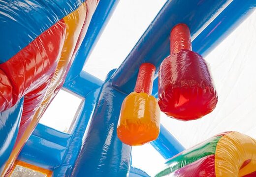 Medium opblaasbare multiplay springkussen in haai thema te kopen voor kinderen. Bestel opblaasbare springkussens online at JB Inflatables Nederland