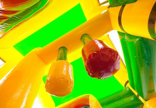 Middelmatig opblaasbare springkussen in krokodil thema met glijbaan kopen voor kinderen. Bestel opblaasbare springkussens online bij JB Inflatables Nederland