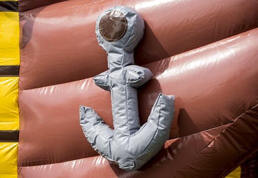 Kleine run piraat 8m opblaasbare stormbaan voor kinderen kopen. Bestel opblaasbare stormbanen nu online bij JB Inflatables Nederland