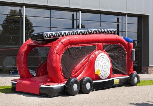 Bestel 8 meter lange opblaasbare brandweer stormbaan voor kids. Koop opblaasbare stormbanen nu online bij JB Inflatables Nederland