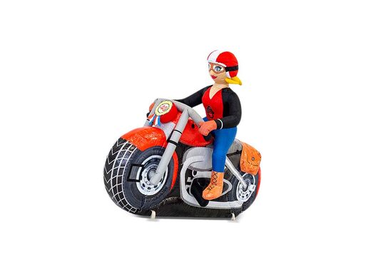 Opblaasbare Sarah motor blikvanger voor verjaardagen kopen