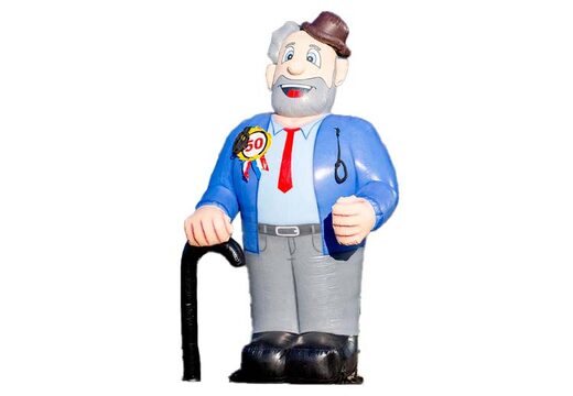 Opblaasbare abraham origineel met stok en hoed kopen