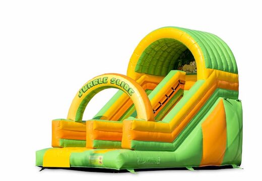 Opblaasbare glijbaan in thema jungle online bestellen voor uw kids. Koop opblaasbare glijbanen nu online bij JB Inflatables Nederland