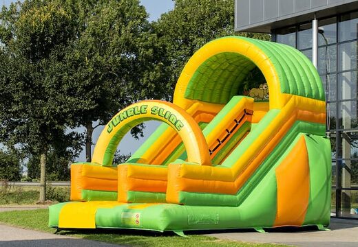 Bestel een perfecte opblaasbare glijbaan in jungle thema voor kinderen. Koop opblaasbare glijbanen nu online bij JB Inflatables Nederland