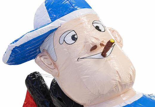 Opblaasbare Abraham pop blikvanger scootmobiel kopen voor verjaardag 50 jubilaris bij JB Inflatables