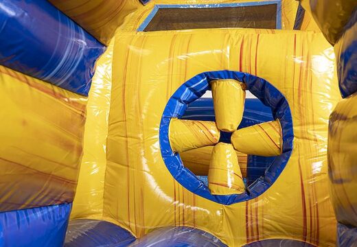 Modulaire stormbaan marble 13,5meter lang met passende 3D objecten voor kids bestellen. Koop opblaasbare stormbanen nu online bij JB Inflatables Nederland