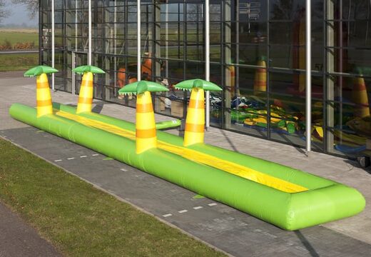 Bestel een perfecte opblaasbare buikschuifbaan in jungle thema voor kinderen. Koop opblaasbare buikschuifbanen nu online bij JB Inflatables Nederland