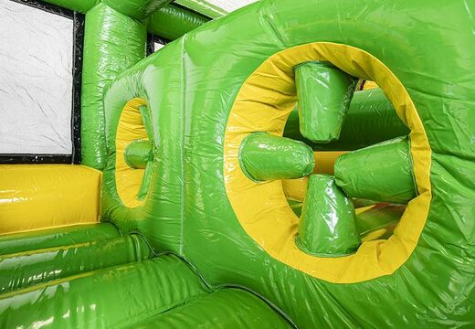 Haal uw modulaire 19m stormbaan in krokodil thema met passende 3D objecten voor kids online. Koop opblaasbare stormbanen bij JB Inflatables Nederland