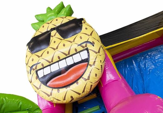 Opblaasbare compacte glijbaan springkussen voor kinderen in hawaii thema kopen