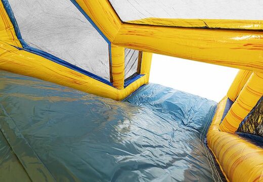 Koop modulaire 19m lange stormbaan in marble thema met passende 3D objecten voor kids. Bestellen opblaasbare stormbanen nu online bij JB Inflatables Nederland