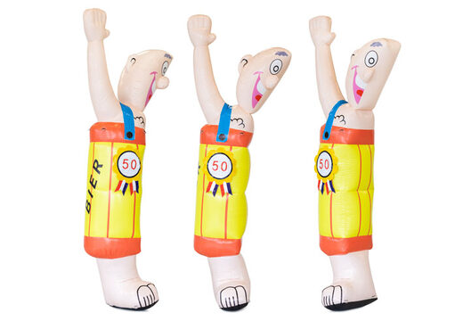 Opblaasbare halve abraham pop naakt in een ton kopen als blikvanger voor verjaardagen