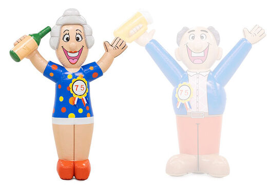 Opblaasbare Sarah pop met wijn in haar hand kopen als blinkvanger